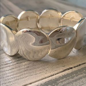 Silver stretch bracelet